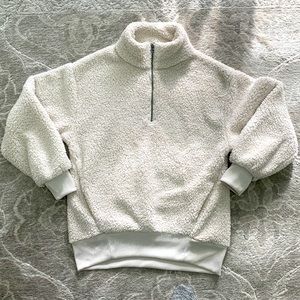 American Eagle Cozy Sherpa Half Zip